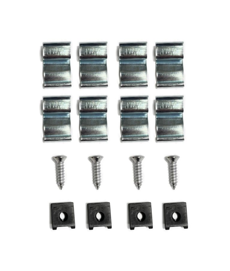 Interior Garnish Window Frame Clips And Screws-16pc (1955-59) - Classic 